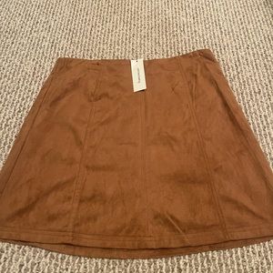 Suede skirt new with tags